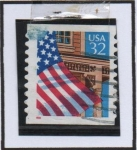 Stamps United States -  Banderas