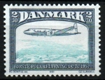 Stamps : Europe : Denmark :  serie- Vuelos a traves del tiempo