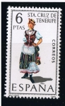 Stamps Spain -  Trajes típicos  Santa Cruz de Tenerife