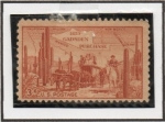 Stamps Spain -  Mapa y Colonos