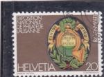 Stamps Switzerland -  EXPOSICIÓN NACIONAL FILATELIA LAUSANNE 