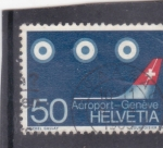 Stamps Switzerland -  AEREOPUERTO-GENEVE