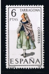 Stamps Spain -  Trajes típicos  Tarragona