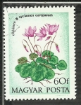 Stamps Hungary -  Cyclamen