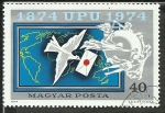 Stamps Hungary -  UPU-1974