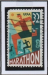 Stamps United States -  Marathon