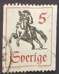 Stamps : Europe : Sweden :  Correo a caballo