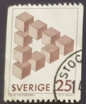 Stamps : Europe : Sweden :  Triangulo imposible