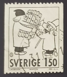 Stamps Sweden -  Navidad comic