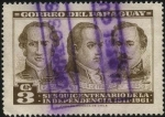 Sellos de America - Paraguay -  Paraguay. 150 años de la independencia 1811- 1961. CABALLERO, FRANCIA y YEGROS.