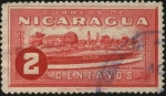 Sellos de America - Nicaragua -  Parque RUBEN DARÍO situado en el casco antiguo de MANAGUA.