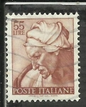 Stamps Italy -  Michelangelo