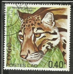 Stamps : Asia : Laos :  Neofelis Nebulosa