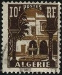 Stamps Algeria -  Patio del Museo del Bardo en Argel.