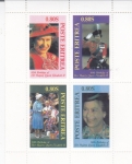 Stamps Eritrea -  Reina Isabel II