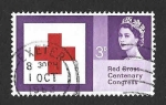 Sellos de Europa - Reino Unido -  398 - Centenario del I Congreso de la Cruz Roja