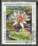 Stamps Lebanon -  Nymphaea Zanxibariensis