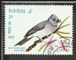 Stamps : Asia : Laos :  Hypothymis Azurea