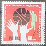 Stamps Poland -  13th European Men's Basketball Championship