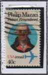 Stamps United States -  Philip Mazzel 1730-1816