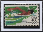 Sellos de America - Estados Unidos -  Natacion