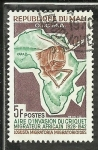 Stamps : Africa : Mali :  Aire DÍnvasion du Criquet