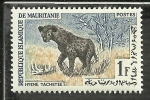 Stamps : Africa : Mauritania :  Hyene Tachette