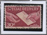 Stamps Spain -  Sobre y Manos