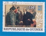 Stamps Guinea -  LENIN CONVERSANDO CON EL PUEBLO 