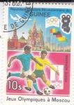 Stamps Guinea -  OLIMPIADA MOSCU'80