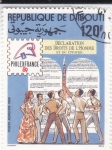 Stamps Djibouti -  DECLARACIÓN DE LOS DERECHOS CIUDADANOS