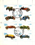 Stamps Oman -  COCHES DE ÈPOCA