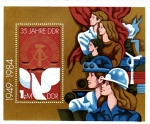 Stamps Germany -  35 ANIVERSARIO DDR