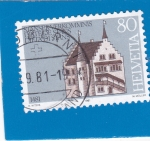 Stamps Switzerland -  Ayuntamiento antiguo, Stans