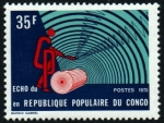 Stamps Republic of the Congo -  VI aniv.Partido Nacional Trabajadores