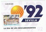 Sellos de Europa - Espa�a -  Sevilla 92  La era de los descubrimientos