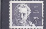 Stamps Germany -  ERNST BARLACH- escultor, escritor y diseñador expresionista 