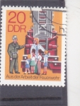 Stamps Germany -  Enseñando el trabajo de los bomberos