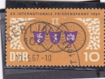 Stamps Germany -  Escudos de Armas de Varsovia, Berlín y Praga