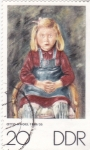 Sellos de Europa - Alemania -  retrato de una niña 