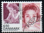 Stamps Denmark -  serie- Personajes- Actriz