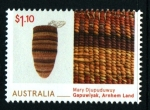 Stamps : Oceania : Australia :  serie- Cesteria hecha por aborígenes