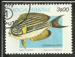 Stamps Mozambique -  Peixes Tropicals