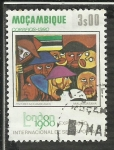 Stamps : Africa : Mozambique :  Malangatana