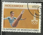 Stamps Mozambique -  Olimpiadas de Moscovo 1980