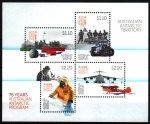 Stamps Oceania - Australian Antarctic Territory -  75 aniversario