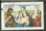 Stamps : Asia : Mongolia :  Bellini - Imagen religiosa