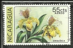 Stamps Nicaragua -  Orquidea