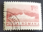 Stamps Romania -  Barco fluvial 