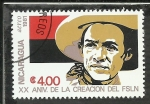 Stamps Nicaragua -  XX Aniversario de la creacion de la FSLN